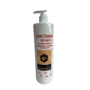 Leche corporal con aceites de Propóleos